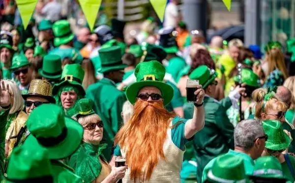 Saint Patricks day in Benidorm 