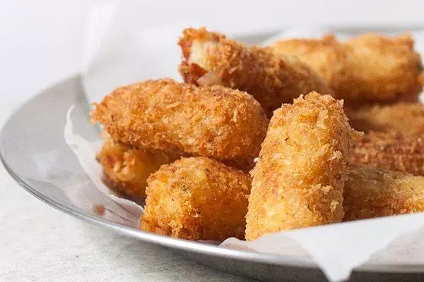 Spanish Recipe, Ham and Cheese Croquetas