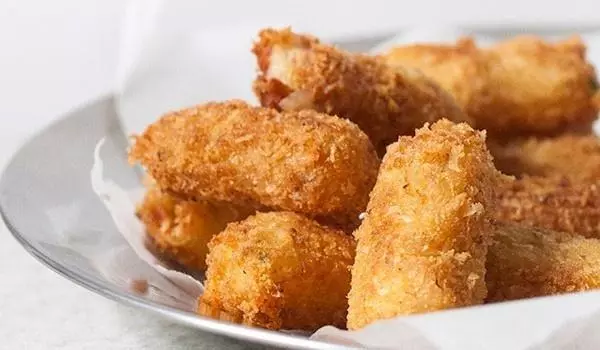 Spanish Recipe, Ham and cheese croquetas 