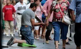 Organised street begging