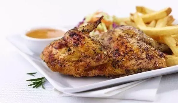 Spanish Garlic Roast Chicken