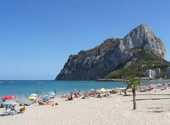 Calpe La Fossa beach