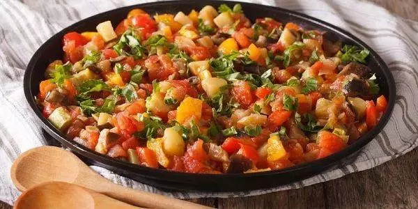 Spanish Ratatouille Pisto Manchego 