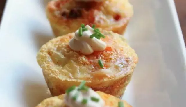 Potato and Chorizo Mini Quiches