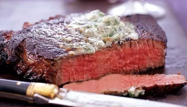 Smoked Paprika-Rubbed Steaks with Valdeón Butter