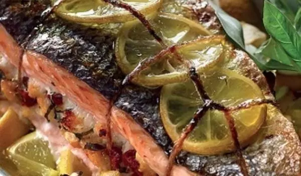 Stuffed Baked Salmon Recipe