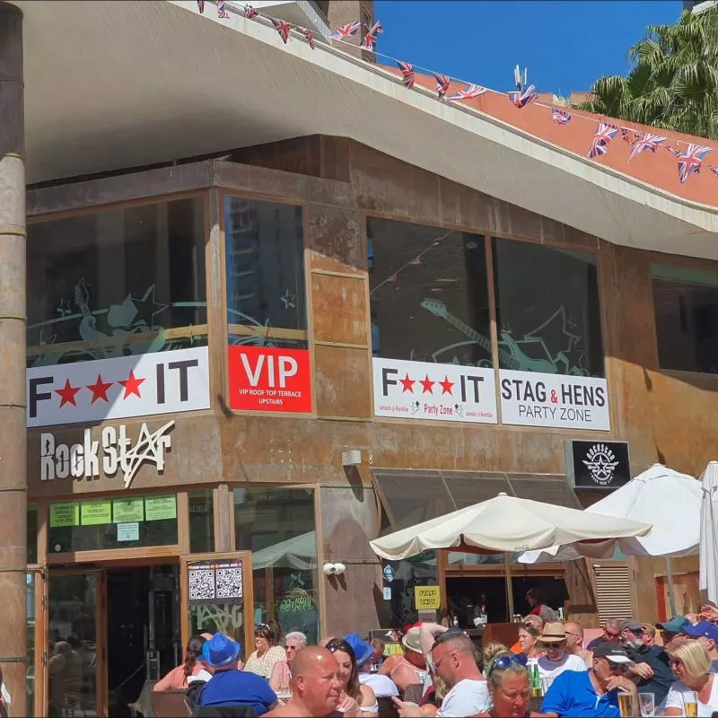 Rockstar Benidorm VIP Rooftop terrace