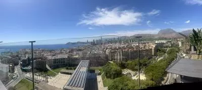 View of benidorm and town hall