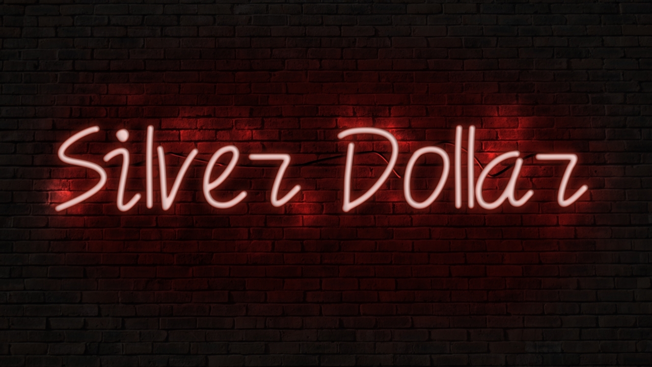 neon silver dollar